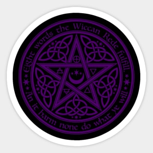 Wiccan Rede Sticker